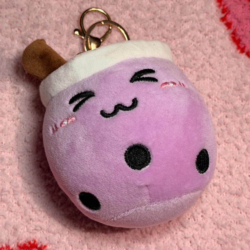 Laneige x Boba Guys Purple Boba Plush Keychain
